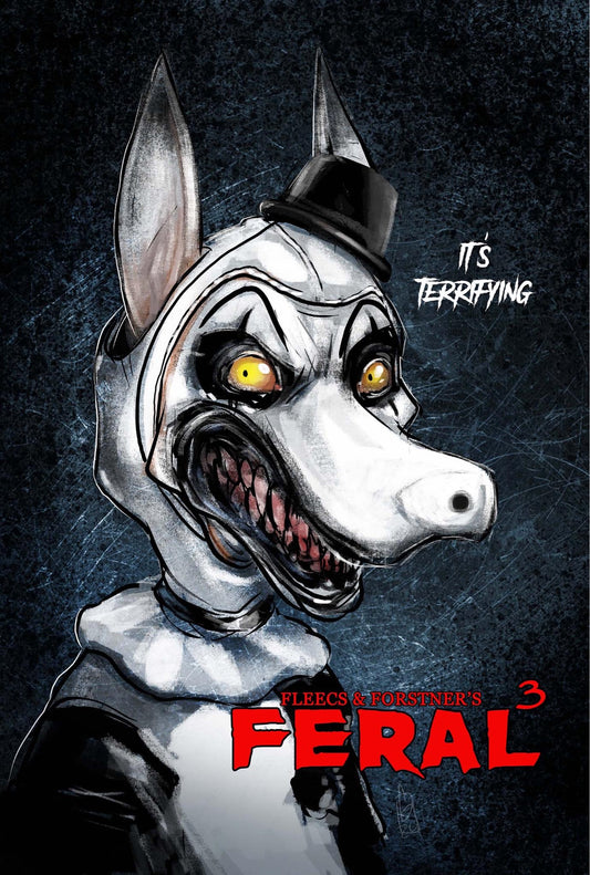 FERAL #3 CHRIS GUGLIOTTI "TERRIFIER ART THE CLOWN" HOMAGE- 05/22/24 - 1ST PRINTING