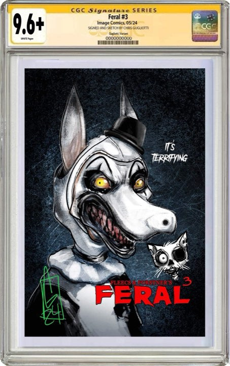 FERAL #3 CHRIS GUGLIOTTI "TERRIFIER ART THE CLOWN" HOMAGE- 05/22/24 - 1ST PRINTING