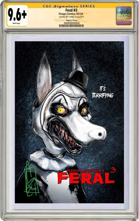 FERAL #3 CHRIS GUGLIOTTI "TERRIFIER ART THE CLOWN" HOMAGE- 05/22/24 - 1ST PRINTING