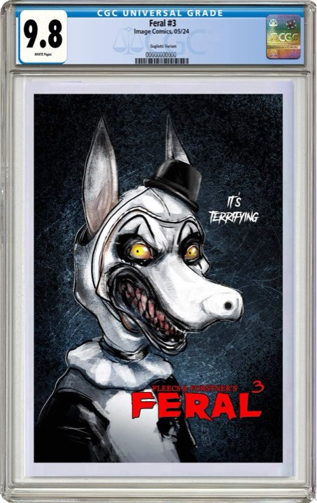 FERAL #3 CHRIS GUGLIOTTI "TERRIFIER ART THE CLOWN" HOMAGE- 05/22/24 - 1ST PRINTING